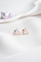 Heliophilia Silver Pendientes de Plata de Ley 925 Oro Rosa y Blanco